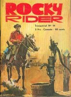 Scan d'une couverture Rocky Rider dessine par Rafael Juancomarti Cortiella